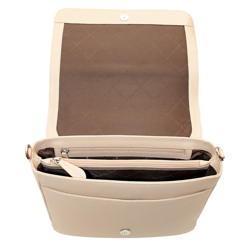 BRAUN BÜFFEL Skuldertaske Flap Hanna Creme 5