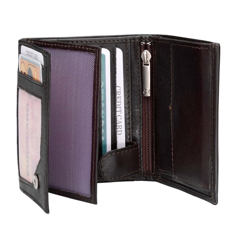 dR Amsterdam Pung Bilfold Brown Croco 2
