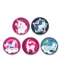 Ergobag Badge Kletties Unicorns Pink mønstret