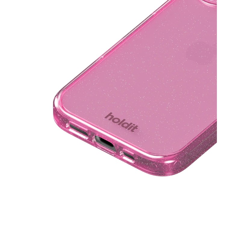 Holdit Mobilcover Glitter Pink Iphone 16 4