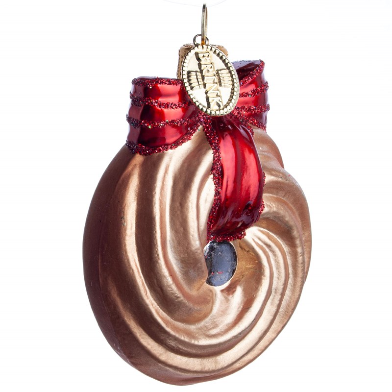 Brink Nordic Julekugle Vaniljekrans Brun/rød 2
