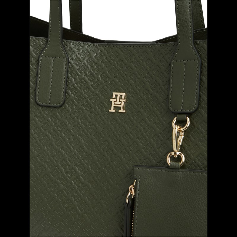 Tommy Hilfiger Håndtaske Satchel Thicon Grøn 3