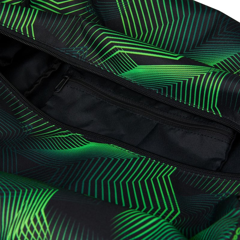 Satch Sportstaske Seismic Green Grøn mønster 3