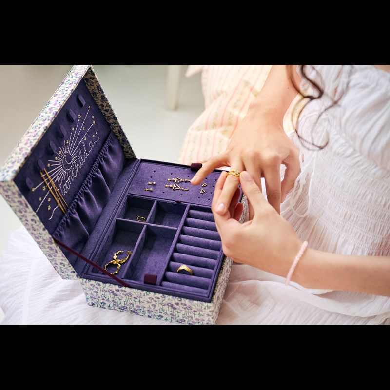 Maanesten Smyckeskrin Margaret Lila 2