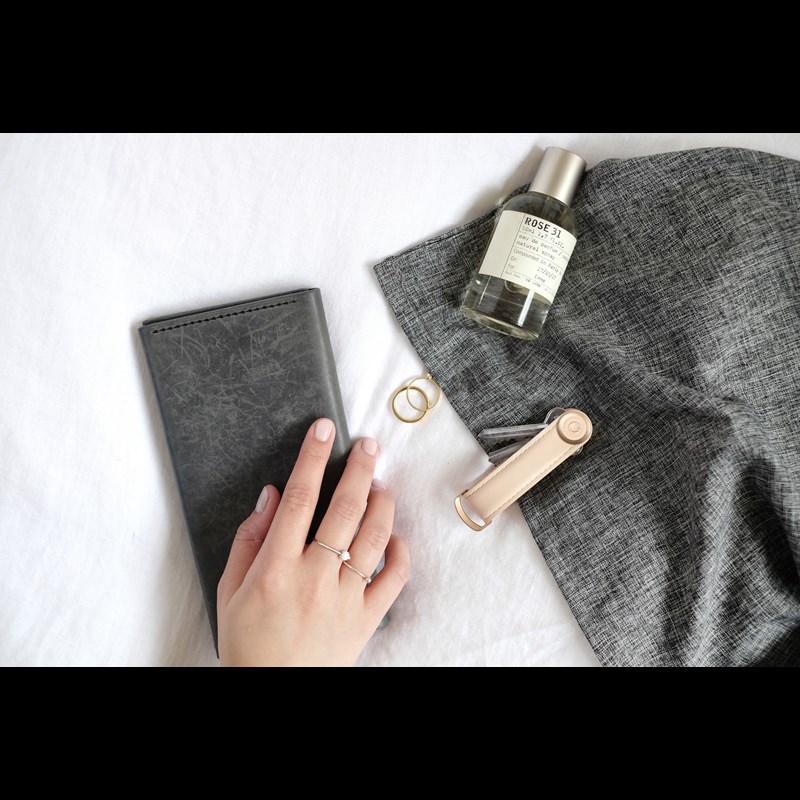 Orbitkey Nøgleholder Leather Rosa 6