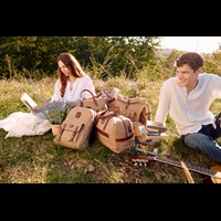 The Bridge Rejsetaske Story Viaggo Brun/Beige 1