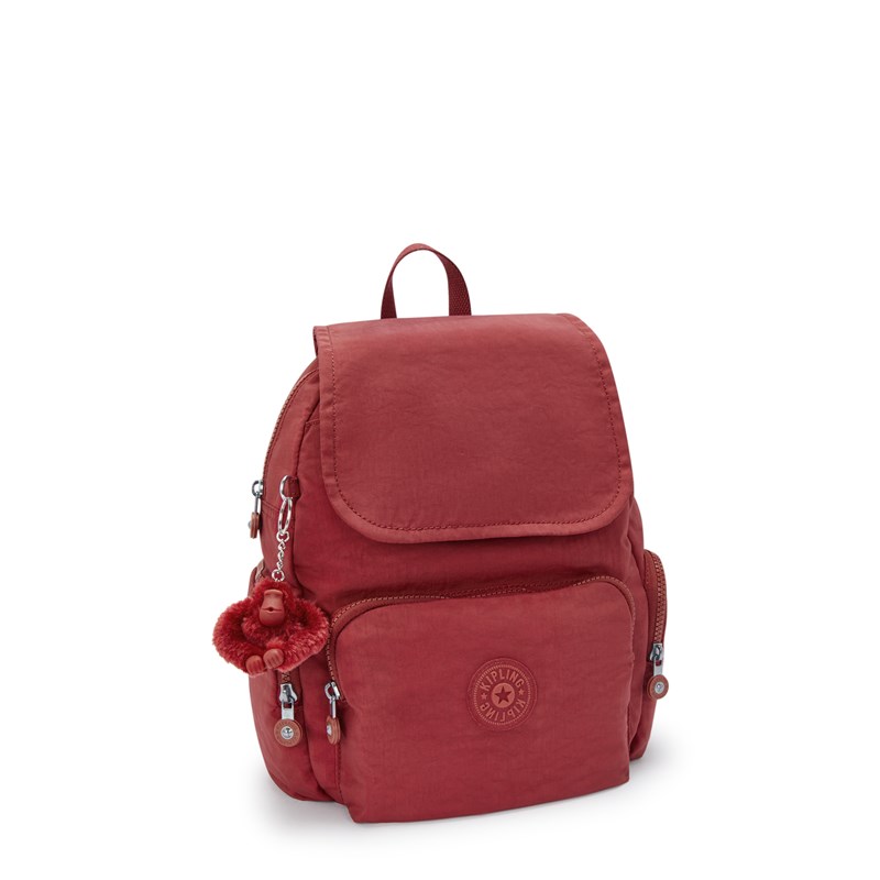 Kipling Ryggsäck City Zip S Röd 5