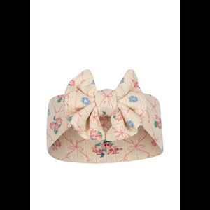 Konges Sløjd Hårband m/ rosett Fleur Decor 6 mdr. - 12 mdr. Rosa