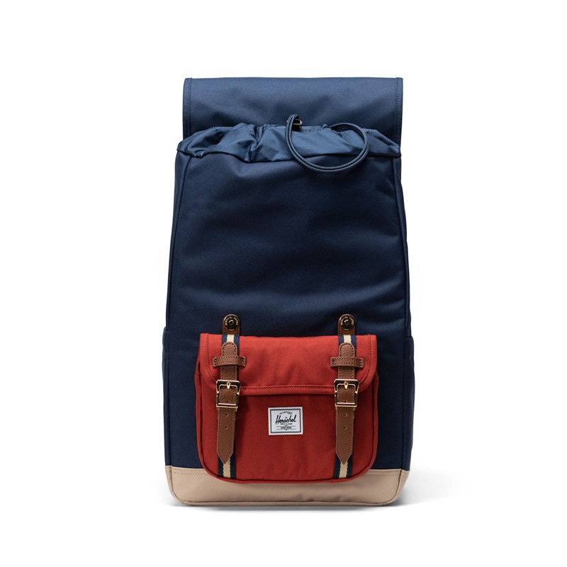 Herschel Ryggsäck Little America Mid Blå/Röd/Svart 4