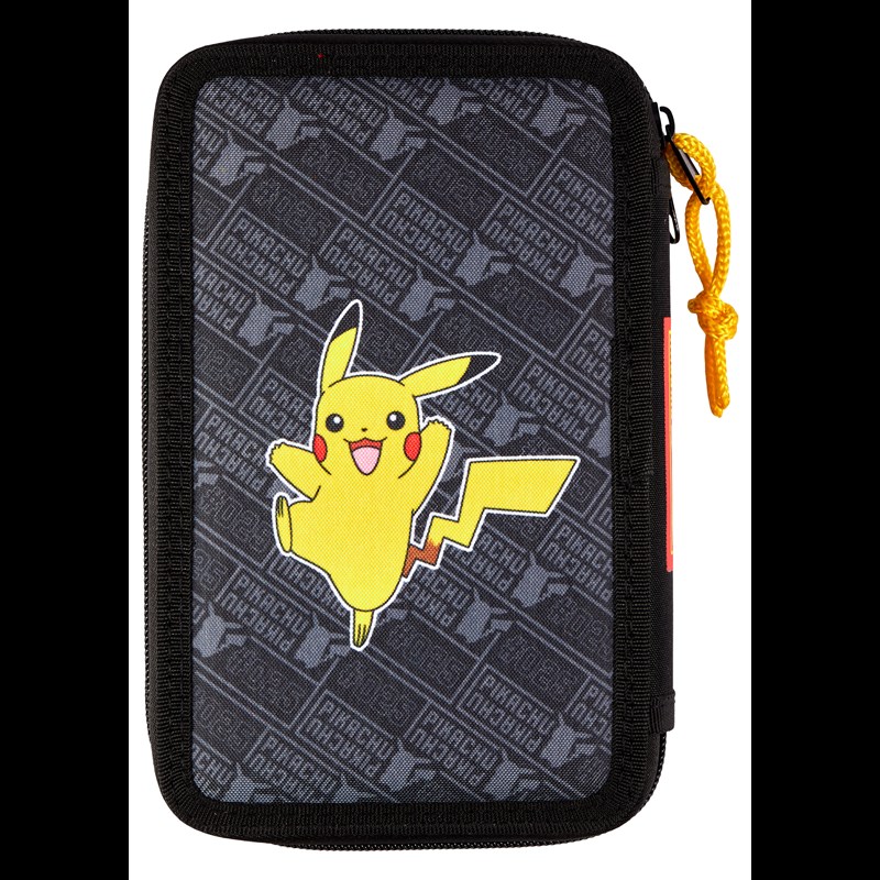 Pokèmon Pennfodral med fyld Pokémon Svart/Gul 2