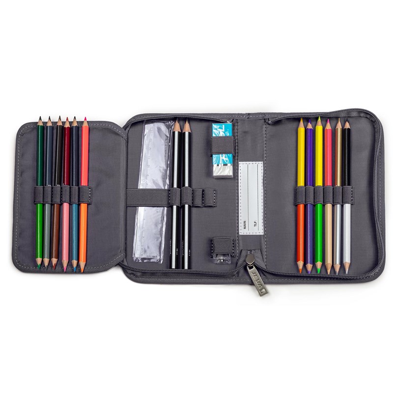 JEVA Penalhus Onezip Football Grøn/sort 3