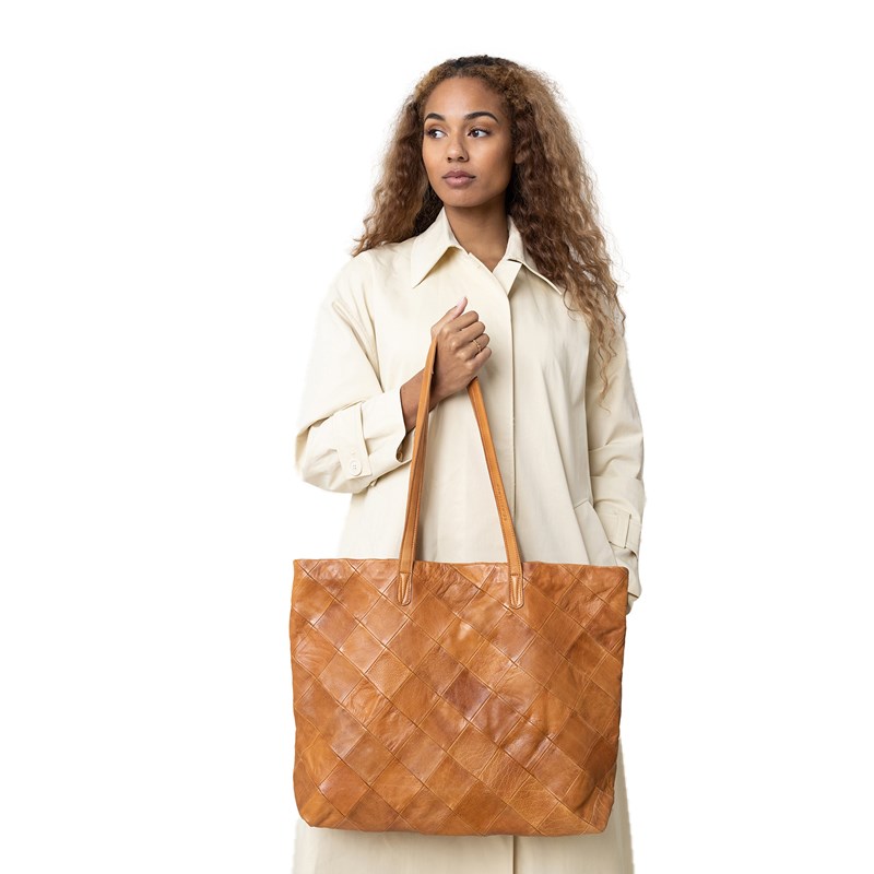 RE:DESIGNED Shopper Gry Cognac 2