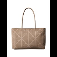 Calvin Klein Shopper tote Embossed Emblem Brun 1