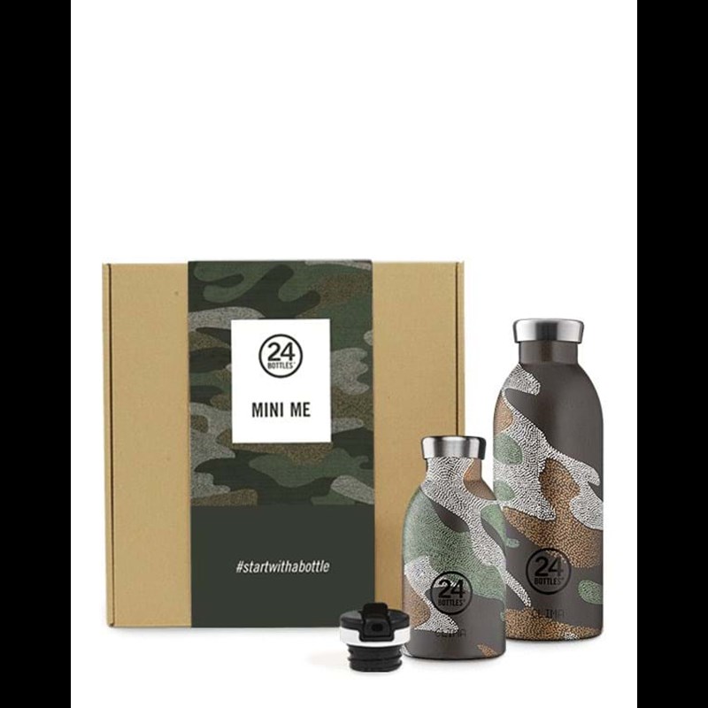 24Bottles Termoflaske Clima gavesæt/2stk Camouflage 1