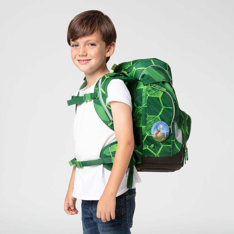Ergobag Skoletaskesæt Pack Eco Hero Grøn mønster 5