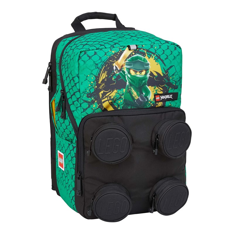LEGO Bags Skoletaske Petersen Ninjago Gr Grøn/sort