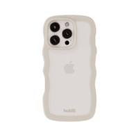 Holdit Mobilcover Wavy Beige Iphone 16 Pro Max 1