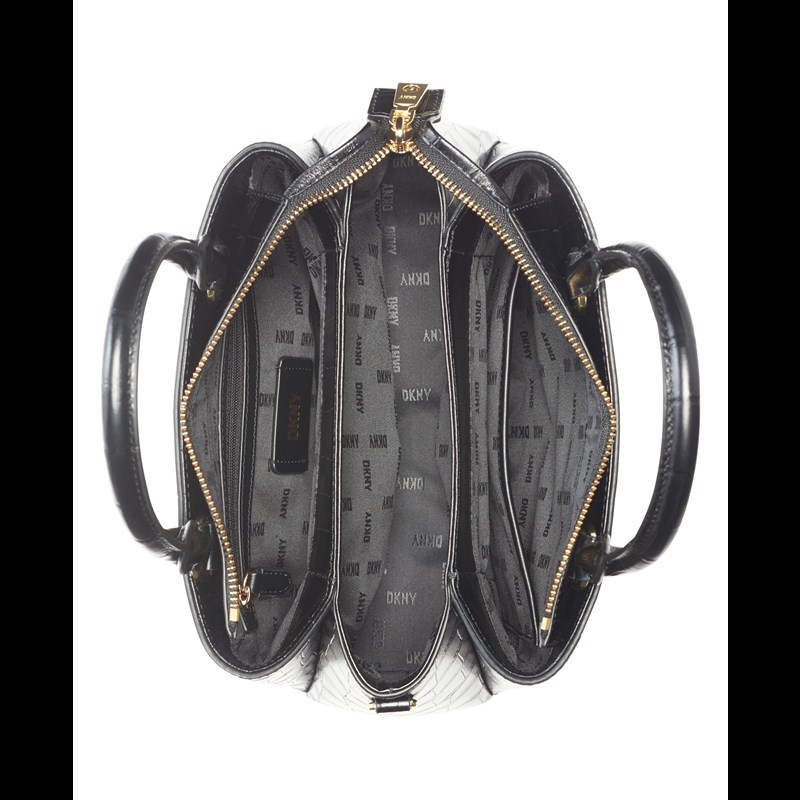 DKNY Håndtaske Paige  Sort/Guld 4