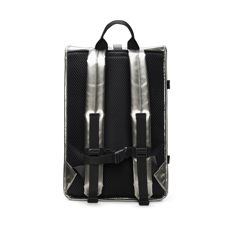 RAINS Rygsæk Rolltop L W3 Sølv 4