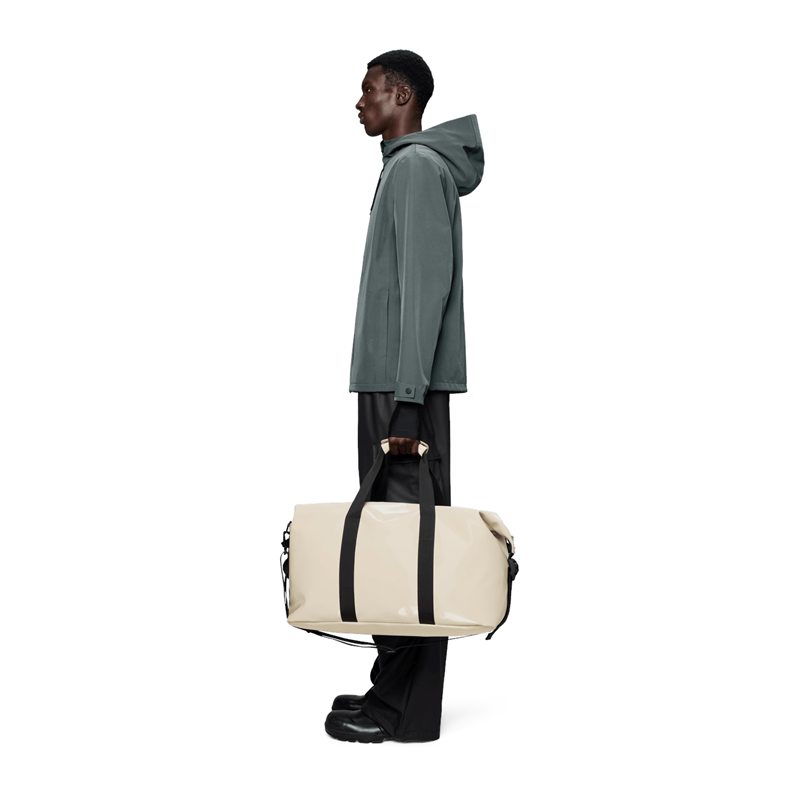 RAINS Rejsetaske Hilo Weekend Bag Sand/brun 2