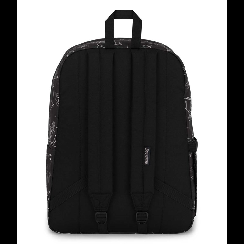 JanSport Rygsæk Superbreak Plus Sort m/mønster 15" 8