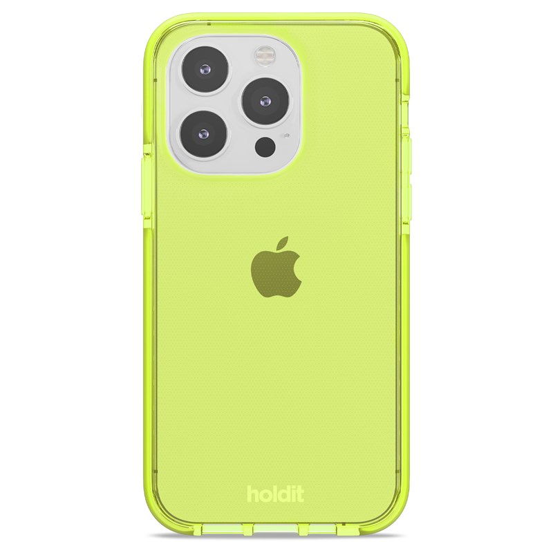 Holdit Mobilcover Seethru Grøn iPhone 14 Pro 1