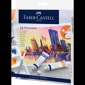 Faber-Castell Akvarellfärger i Tub 24 st. Multi