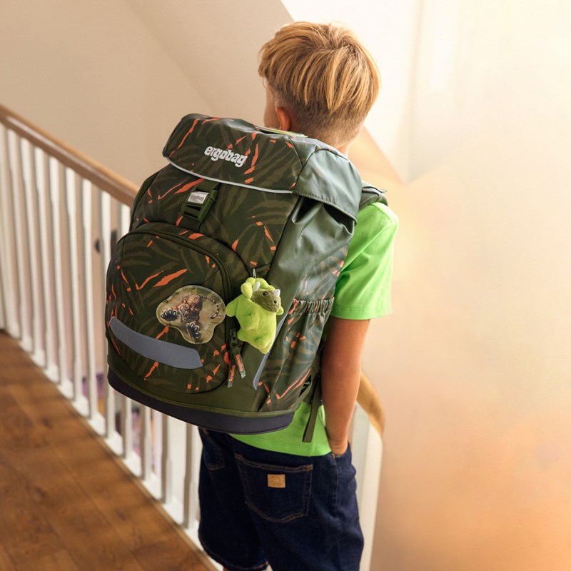 Ergobag Skoletaske Flex ExBeardition Grøn/orange 2