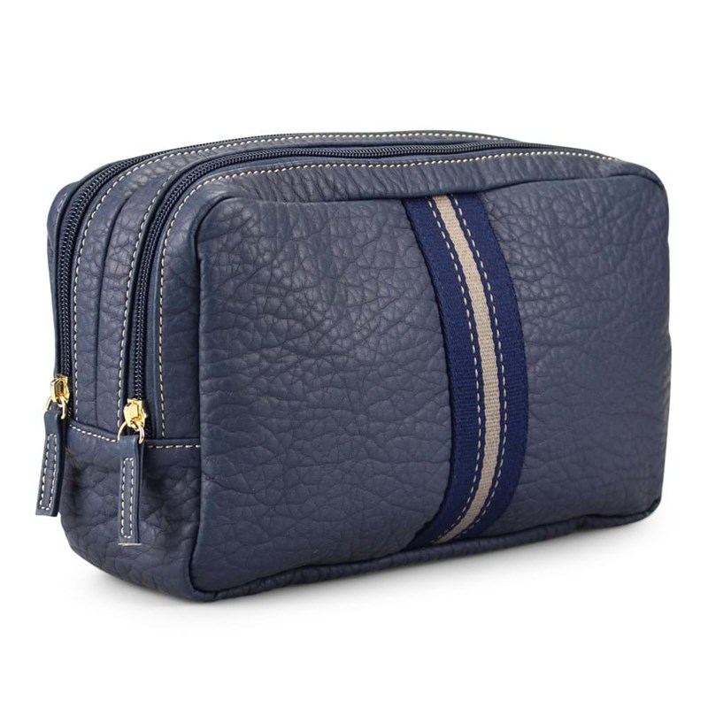 Vittorio Toilettaske - herre Blå strib 2