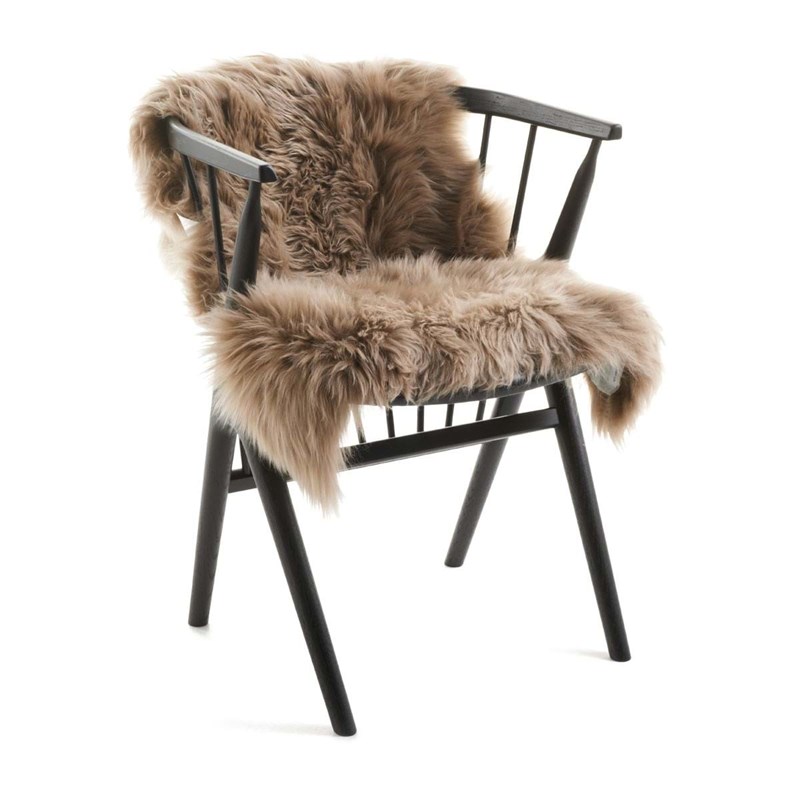 NATURES Collection Skindtæppe Taupe 1