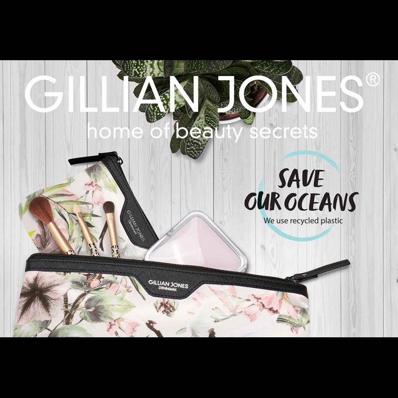 Gillian Jones Toilettaske 2-delt sæt  Blomst 5