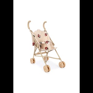 Konges Sløjd Dukkeklapvogn Tulle Rød