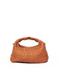 Núnoo Handväska Dandy Braided Konjak 1