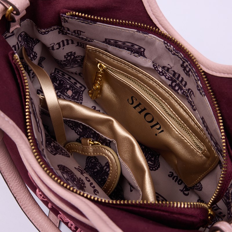 Juicy Couture Axelväska Heritage  Bordeaux 3