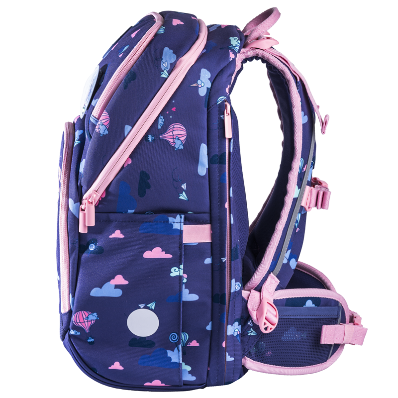 Frii of Norway Skoletaske Expand Best Friends Blå/mønster 2