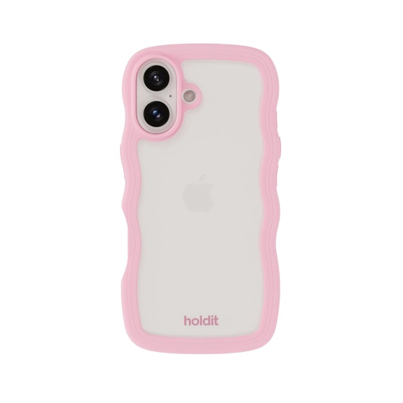 Holdit Mobilcover Wavy Pink Iphone 16 Plus 1