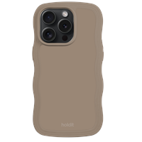 Holdit Mobilcover Wavy Mocca Brun Iphone 15 Pro 1