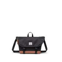 Herschel Skuldertaske Messenger Cove S Sort/Brun 1