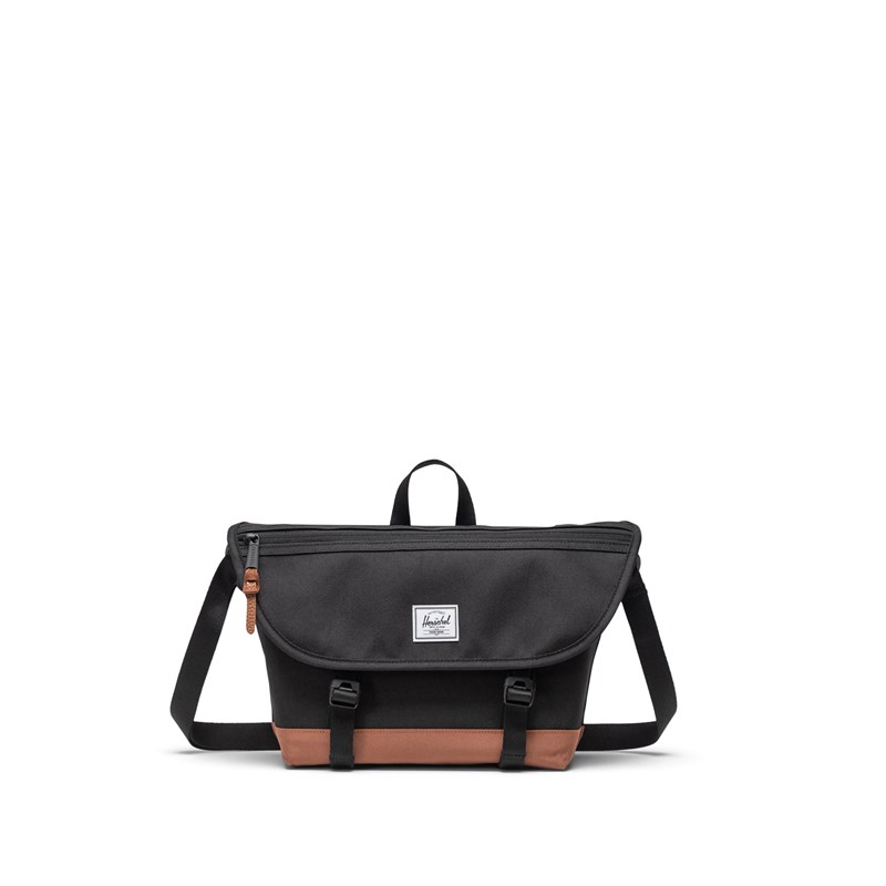 Herschel Axelväska Messenger Cove S Svart/Brun 1