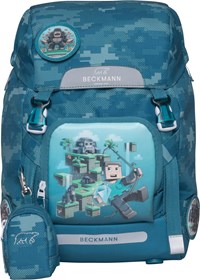 Beckmann Skolväska Classic Jungle Blå 1
