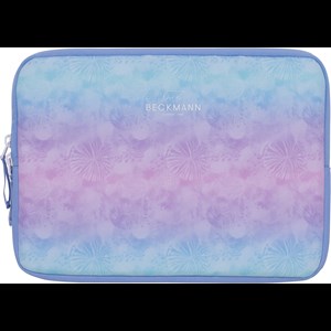 Beckmann Computer Sleeve Seashell lyseblå/lilla