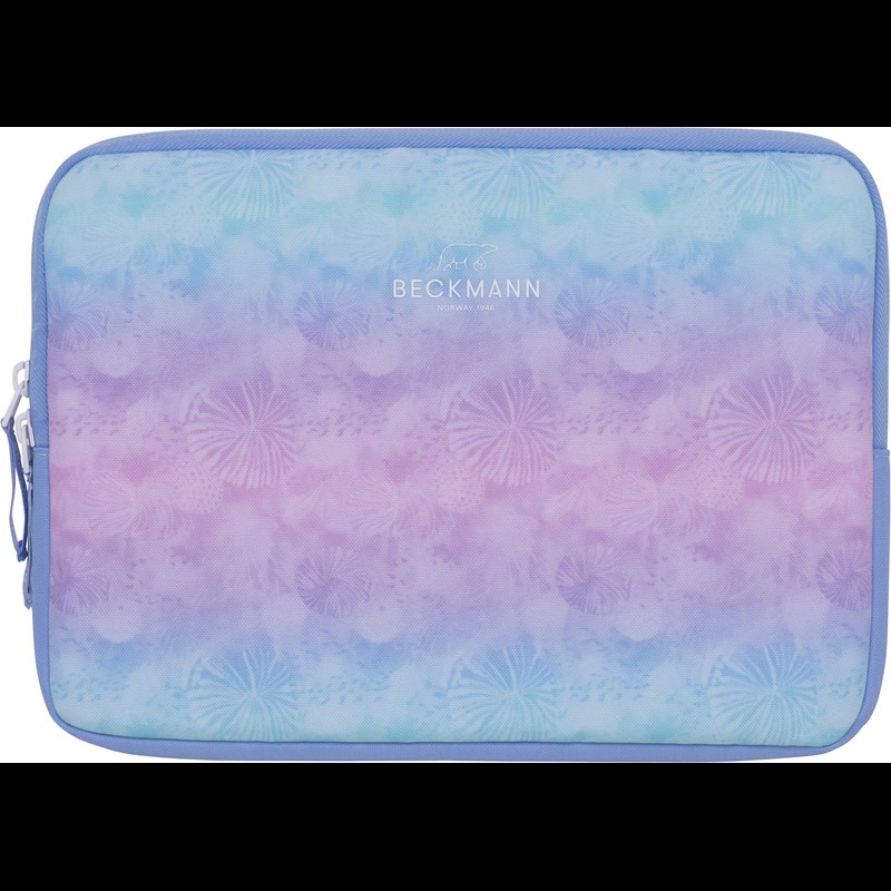 Beckmann Computer Sleeve Seashell lyseblå/lilla 1