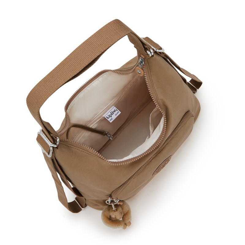 Kipling Skuldertaske Yenna Camel 3