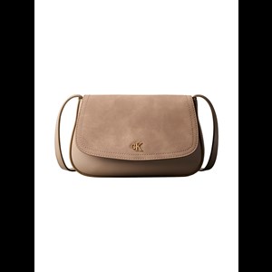Calvin Klein Axelväska Sueded Hardware Brun