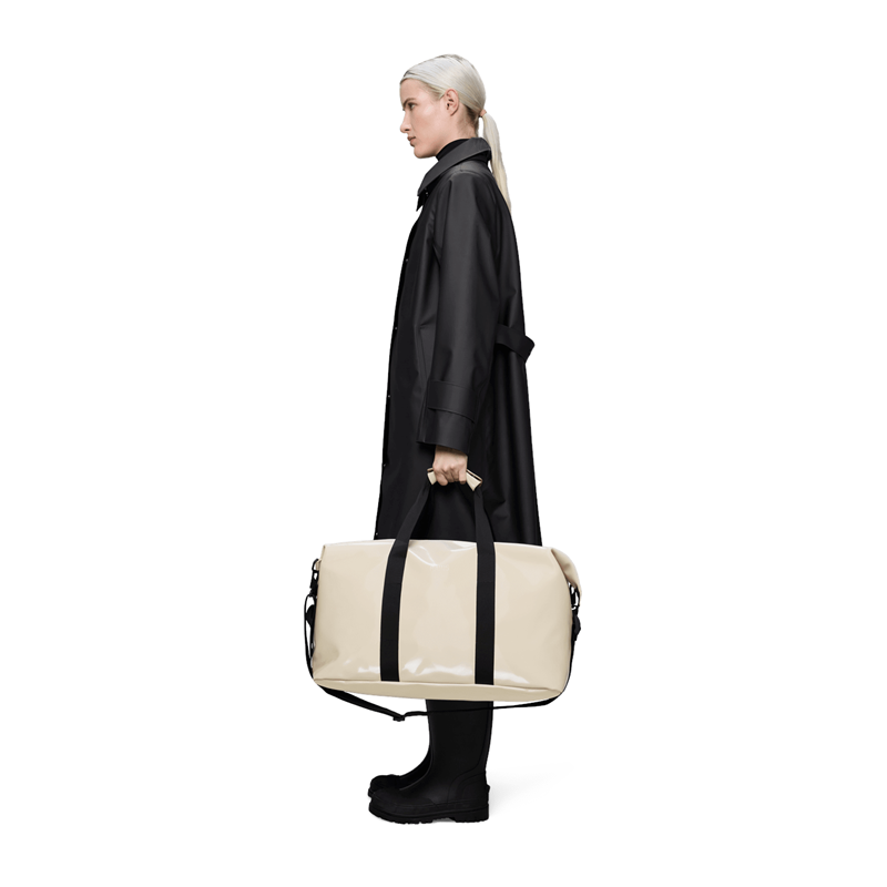 RAINS Rejsetaske Hilo Weekend Bag Sand/brun 4