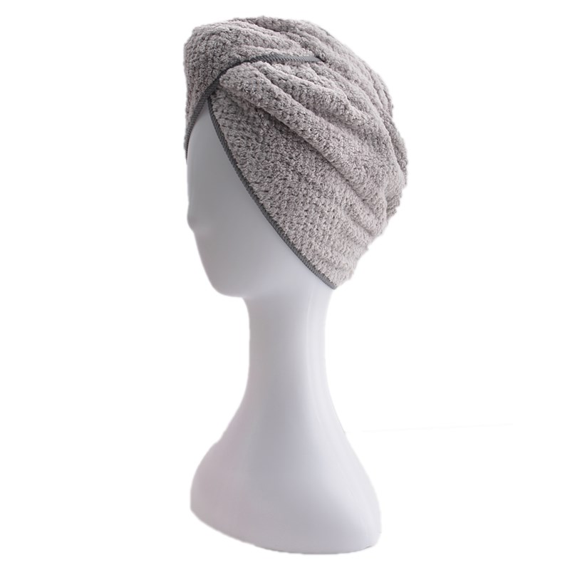 Parsa Hårturban Microfiber Grå 4