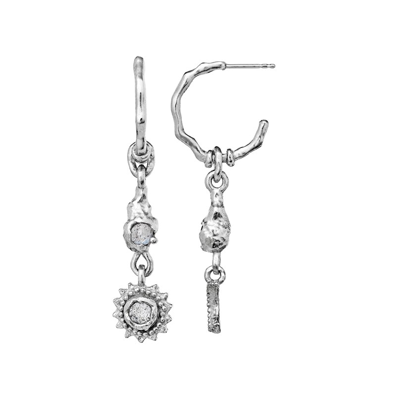 Maanesten Örhängen Ember Silver 3