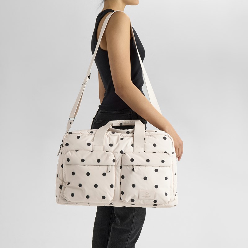 MARKBERG Rejsetaske Morembg  Creme/Sort 2