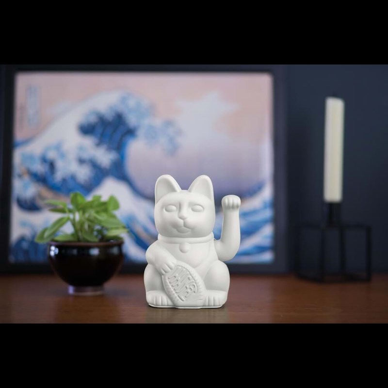 Donkey Vinkekat Maneki Neko Hvid 2