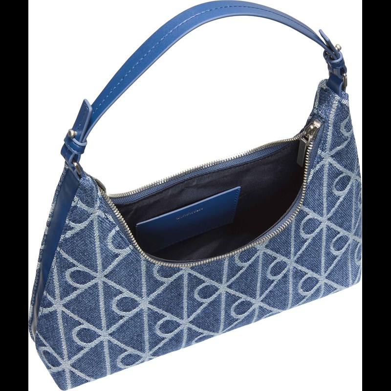 Calvin Klein Skuldertaske Emblem Denim Blå 3